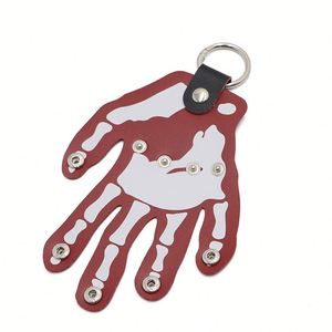 Porte-clés en cuir PU, porte-clés cool, porte-clés gothique d'horreur pour sacs, décoration d'Halloween, cadeau - Product Image 4