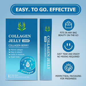 Gelée de collagène premium : améliore la qualité des cheveux, rend la peau lisse et garde les ongles en bonne santé. Contient du collagène de poisson. - Product Image 3