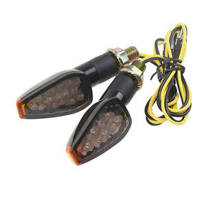 Clignotants de moto 14 LED 12V, lampe ambre lumineuse, clignotants avant et arrière universels pour moto - Product Image 6