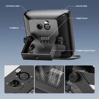 Projecteur carré 36W RGBW à 9 LED pour effets de scène avec télécommande pour DJ, spectacles, concerts, soirées et KTV