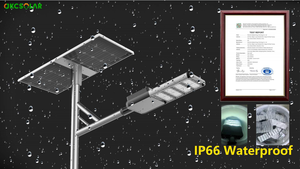 Lampadaire solaire 50-300w, lampadaire solaire à haute luminosité, Induction de mouvement, capteur de mouvement, poteau Led, lampadaire solaire - Product Image 6