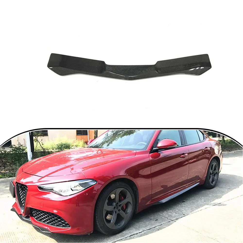 Hgd Voor Alfa Romeo Giulia Koolstofvezel Auto Voorbumper Lip Spoiler 2017-2020