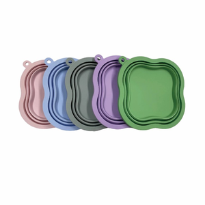 ชามอาหารสุนัขพกพาแบบพับได้ ชามซิลิโคนสำหรับสัตว์เลี้ยง พับเก็บได้ - Product Image 1