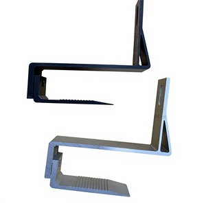 Crochet de toit en tuile <span class=keywords><strong>solaire</strong></span> en aluminium à pente réglable pour panneau PV durable <span class=keywords><strong>ardoise</strong></span> en céramique avec installation rapide - Product Image 1