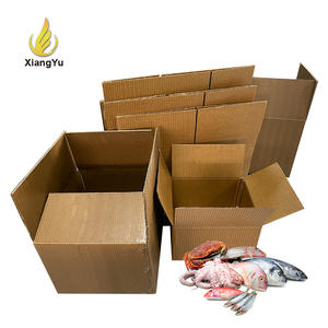 Boîte en carton ondulé léger et robuste pour réduire les coûts d'expédition des produits surgelés (poulet, crevettes et crabes) - Product Image 1