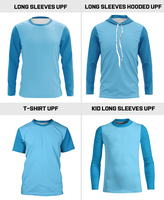 Protection BASS personnalisée UPF 50 + sublimation UV chemises à manches longues maille maillot de pêche respirant vêtements de pêche à séchage rapide pour hommes