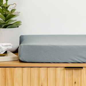 Funda <span class=keywords><strong>para</strong></span> cambiador <span class=keywords><strong>de</strong></span> bambú orgánico, sábanas orgánicas <span class=keywords><strong>para</strong></span> bebé, Sábana acanalada <span class=keywords><strong>para</strong></span> <span class=keywords><strong>cuna</strong></span>, <span class=keywords><strong>juego</strong></span> <span class=keywords><strong>de</strong></span> sábanas orgánicas <span class=keywords><strong>para</strong></span> bebé - Product Image 2