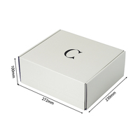 Caja de Cartón Corrugado Plegable con Tira de Sellado Preencolada de Fácil Apertura, Caja de Papel con Forro Personalizado para Envíos de Comercio Electrónico Transfronterizo