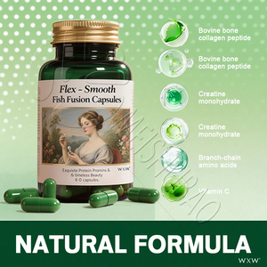 <strong>Protein</strong> Gold Fish Fusion Capsules Anti-Aging <strong>Vitamin</strong> C + Creatine Complex Daily Essential Energy Adult Antioxidant Anti-Wrinkle - Product Image 2