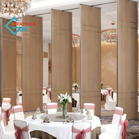 Cloison acoustique insonorisée mobile, panneau coulissant pliable pour bureau, hôtel, salle de banquet, salle de conférence, design moderne