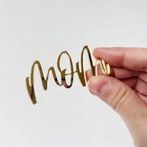 Decoración de Pastel de Acrílico de Moda 2026, Decoración de Pastel para el Día de la Madre, <span class=keywords><strong>Feliz</strong></span> Cumpleaños Mamá - Product Image 3