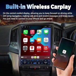 Écran tactile de tableau de bord 15,6 pouces Android 15 DSP 1 an pour Land Cruiser 200 2003-2010 LC200 Lecteur multimédia vidéo CarPlay GPS - Product Image 3