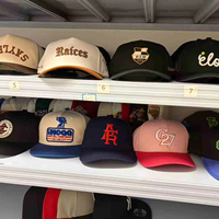 Casquettes Hip-Hop en Denim 6 Panneaux Personnalisables avec Logo, Broderie 3D Colorée, Boucle Métallique, Qualité Supérieure, Vente en Gros, Plusieurs Couleurs, Tendance