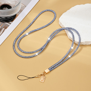 <span class=keywords><strong>Oferta</strong></span> Especial: Cordón para Teléfono Celular con Cristales de Diamante Brillantes y Cadena Decorativa - Product Image 6
