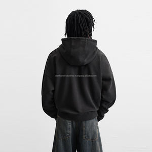 Vente en gros de sweat à capuche pour homme en coton épais de qualité, impression bouffante, pull de luxe, sweats à capuche surdimensionnés personnalisés pour l'hiver - Product Image 5