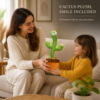 Cactus Dansant Parlant et Chantant, Jouet Décoratif pour la Maison, Chansons Populaires, Vente Chaude