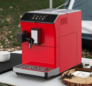 Cafetera Espresso Automática con Carcasa de Plástico en Francés y Español, Cafetera Doméstica para Uso en el Hogar, Preparación Automática de Espresso - Product Image 1