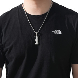 Collar con Colgante de Calavera de la <span class=keywords><strong>Muerte</strong></span> y Guadaña de la Parca Personalizado, de Aleación de Cobre, con Microengaste de Circonita AAA, Estilo Hip Hop - Product Image 5