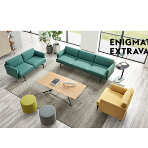 Ensemble de canapés en cuir moderne, meubles de luxe, canapé royal en cuir - Product Image 2