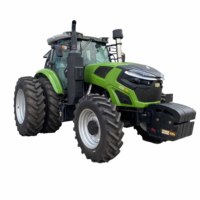 Kualitas Terbaik kabin AC peralatan pertanian roda 4wd 4x4 harga pabrik 220hp mesin pertanian elektrik 6 silinder mesin traktor