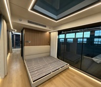 Nouvelle Cabine Mobile 2026 à Vendre : Maison Capsule Spatiale Personnalisée avec Décoration Intérieure Complète en Verre Trempé