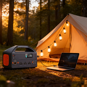มีสินค้าในสต็อก สถานีไฟฟ้าพกพา 1200W/1300W แบตเตอรี่ลิเธียมไอออน 953Wh คลื่นไซน์บริสุทธิ์ ระบบชาร์จพลังงานแสงอาทิตย์ MPPT ชาร์จไฟ AC - Product Image 2