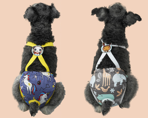 Pantaloni sanitari per animali domestici prevengono le molestie pantaloni fisiologici lavabili tute in Denim per animali domestici pantaloni per cani - Product Image 3