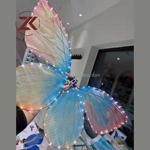 Drone papillon télécommandé ZKAI pour spectacle de scène de mariage, drone papillon volant avec lumières LED - Product Image 1