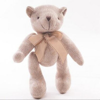 Ours en peluche tricoté de haute qualité,, poupée en peluche, fait main, bébé doux, Crochet