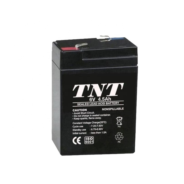 Sealed Lead Acid Batterie Pour Voiture 6 Volt 4.5ah Rechargeable Battery