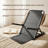Coussin de soutien dorsal pliable et portable pour lit, fauteuil, canapé, lecture et patients alités