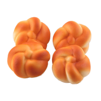 Jouet de décompression en silicone PU souple à rebond lent, anti-stress, imitation alimentaire, pain, gâteau, parfumé