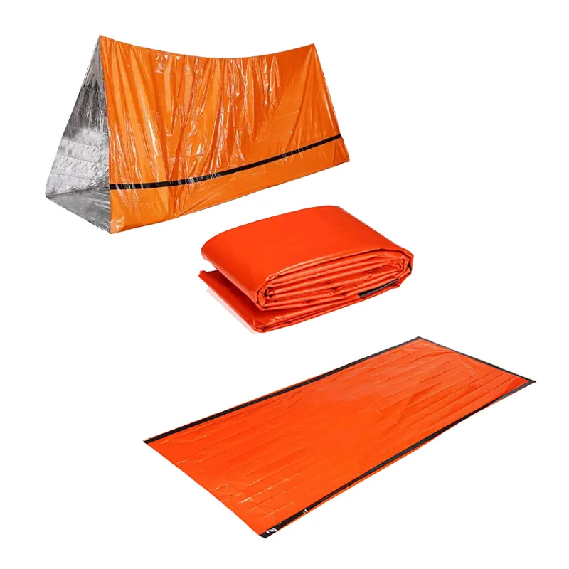 Cobertor personalizado kit de sobrevivência para clima frio e selvagem, outros cobertores, sacola de dormir para camping, sacola de dormir para adultos, atacado