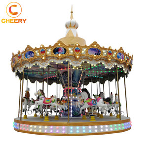 Nhà Máy Giá Trung Tâm Mua Sắm Kiddie Rides Gia Đình Trò Chơi Lãng Mạn Vui Vẻ Go-Round Chủ Đề Đông Lạnh <span class=keywords><strong>Carousel</strong></span> Ride - Product Image 1