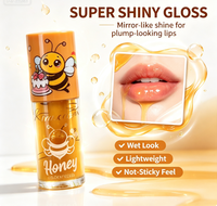 Kit de gloss à lèvres naturel végétalien bio en gros, marque privée, hydratant, haute pigmentation, avec contenants pour rouge à lèvres