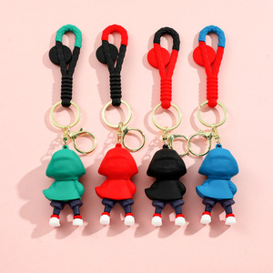 Porte-clés en plastique tissé <span class=keywords><strong>Spider</strong></span>-<span class=keywords><strong>Man</strong></span> 2026, machine à griffes, vente chaude, petit cadeau souvenir - Product Image 4