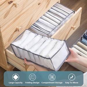 Washable Closet Organizers for Drawers Foldable Closet Drawer Organizer Portable <b>Wardrobe</b> Clothes Organizer - Product Image 6