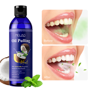 Bain de bouche domestique à l'huile de <span class=keywords><strong>menthe</strong></span> pour le oil pulling, nettoyant, haleine fraîche, hydratant, formule douce non grasse - Product Image 1