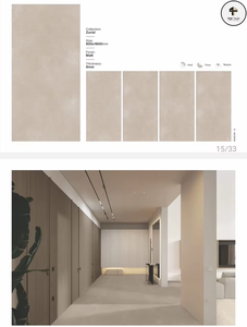 Compre Azulejos de Porcelana Mate de 800x1600mm para Piso y Pared, Antibacterianos, Resistentes al Fuego, Sin Costuras, de 8mm de Grosor, para Baño, Villa, Comedor - Product Image 3