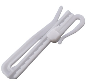 7cm समायोज्य ताला पर्दा टेप क्लिप हुक के लिए स्नान खिड़की पर्दा - Product Image 1
