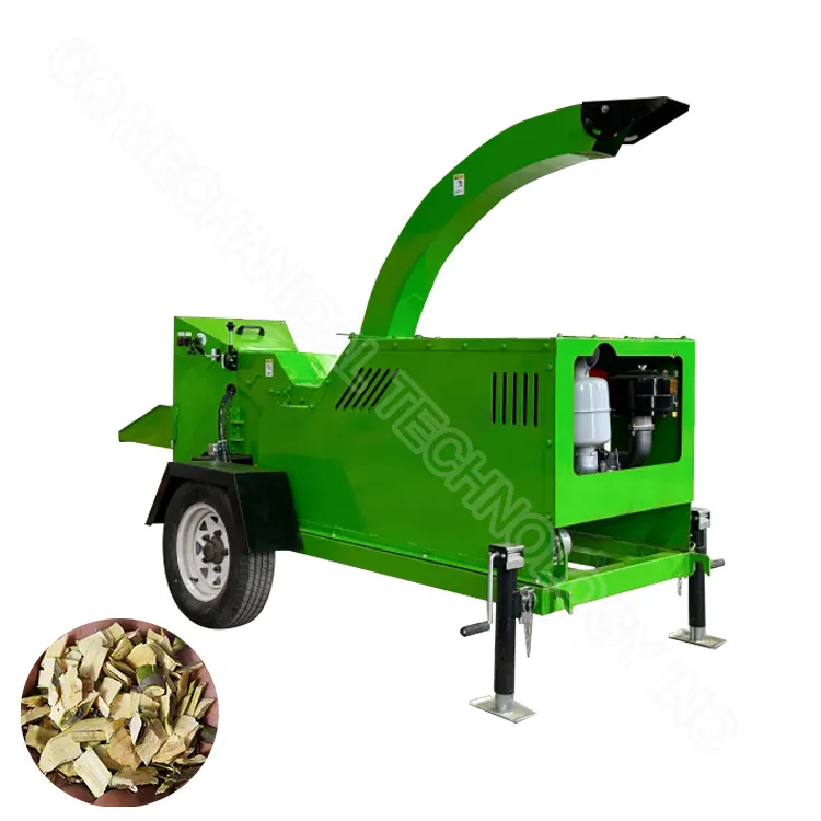 Talaş makinesi/ağaç parçalama makinesi disk stili odun parçalayıcı odun parçalayıcı hidrolik