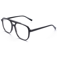 Monture de lunettes optiques Elan Optical RD26125, modèle classique populaire à double pont, monture intégrale unisexe en acétate, écologique