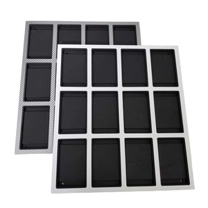 Estuche de Exhibición de Espuma EVA con Textura de Fibra de Carbono de Alta Calidad, Resistente a los Golpes, con 3/9/12/16 Ranuras para Tarjetas PSA <span class=keywords><strong>BGS</strong></span> - Product Image 5