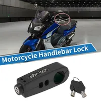 Antivol universel pour guidon de moto, frein et poignée d'accélérateur, compatible moto, vélo électrique, VTT et vélo.