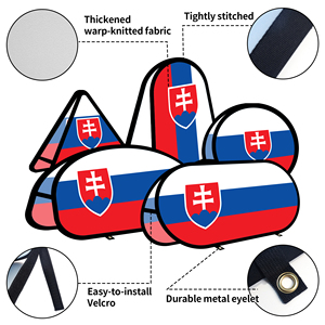 Slovakia Oval Pop up <b>Banner</b> Warp-knitted Fabric for Outdoor Advertising Promotion Outdoor Tent - Product Image 3