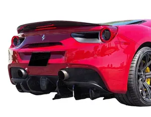 VORSTEIN STYLER CARBON FIBER REAR TRUNK SPOILER FOR 2015-2018 FERRARI 488 GTB