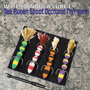 W.P.E. Nuevo Señuelo de Pesca MANDULA Talla L, 10 Colores, Multicolor, de PVC Suave, Artificial, para Pesca de Lubina, Wobblers, para Pesca en Agua Media, Lago, Océano, Barco - Product Image 2