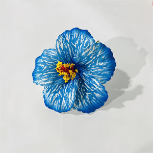 Horquilla de Hibisco Artificial, Flor de Espuma con Variedad de Colores, Pinza de Pelo con Diseño Único de Tatuaje, Excelente Calidad, Hecho a Mano, KN-hf081 - Product Image 4