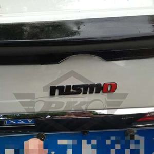 กระจังหน้าสำหรับตกแต่งตัวถังรถ3D ตราสัญลักษณ์ด้านหลังสำหรับ Nissan Nismo <span class=keywords><strong>Almera</strong></span> Tiida Qashqai Juke X-TRAI มีนาคม Livina <span class=keywords><strong>GTR</strong></span> - Product Image 6