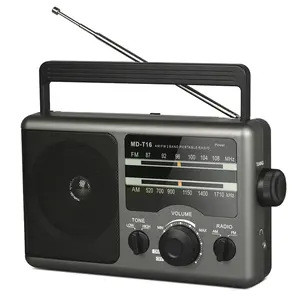 安いレトロなハンドストラップポータブルAmFmホームデジタルラジオ